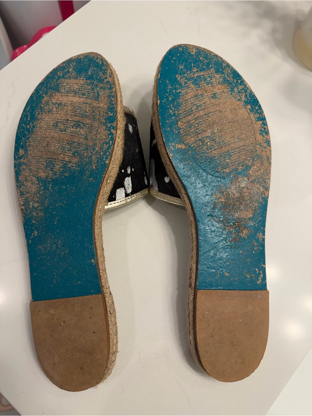 Lane Black & Silver Slide Sandals - Picture 4 of 6